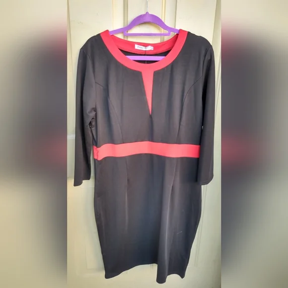 princess polly baby blue dress love in Paris | Dresses | Summer Sale Black And Red Colorblock Dress